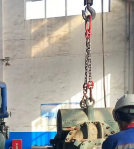 冷凝机检修中链条索具的安全应用