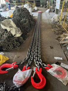 冠航链条索具助力合模机重型搬运安全高效完成作业